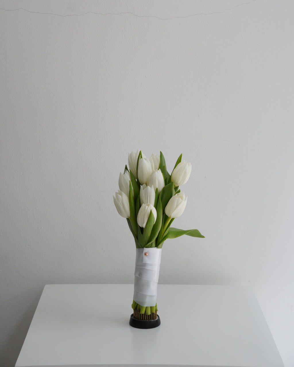 White Tulip Bridal Posie
