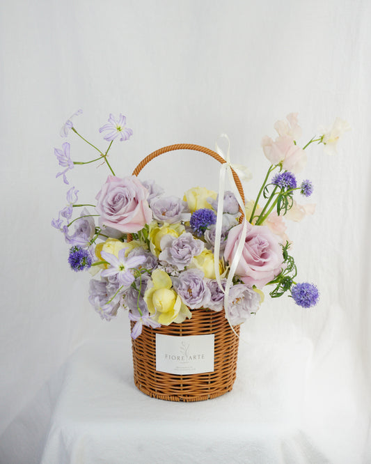 Lilac and Lemon Basket