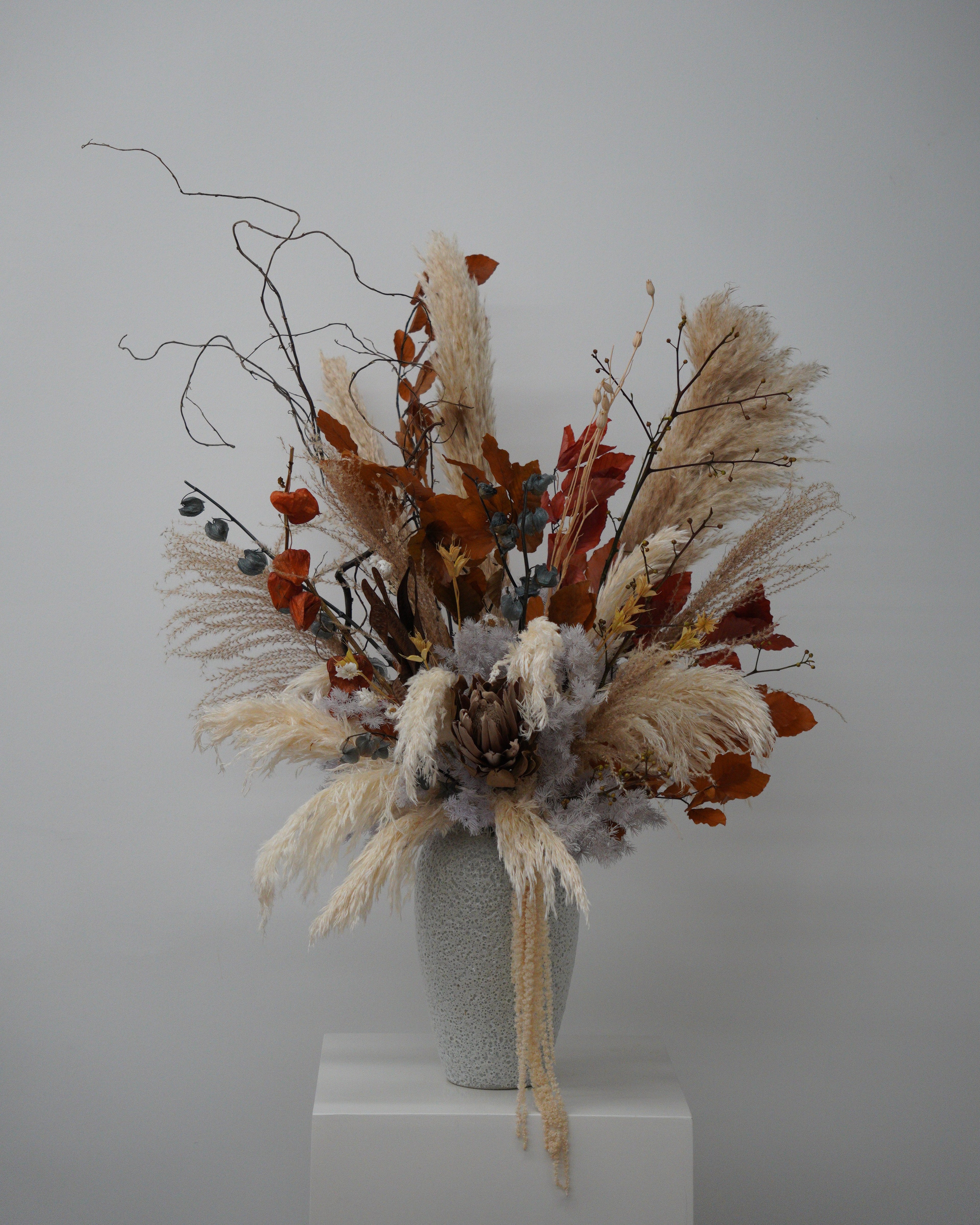 Autumn Reverie Vase Arrangement (Preserved)