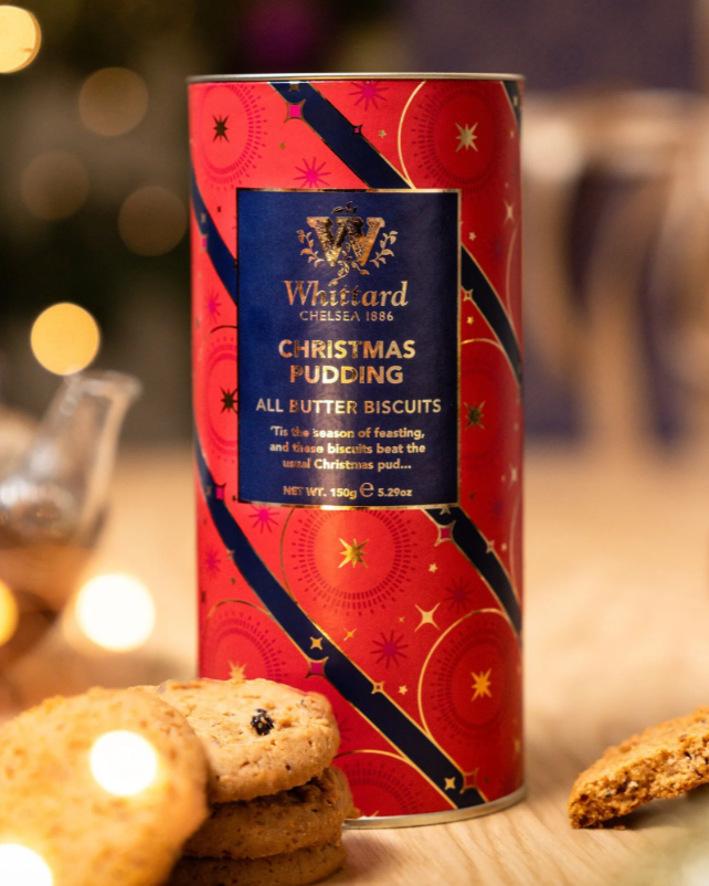 Whittard All Butter Christmas Pudding Biscuits