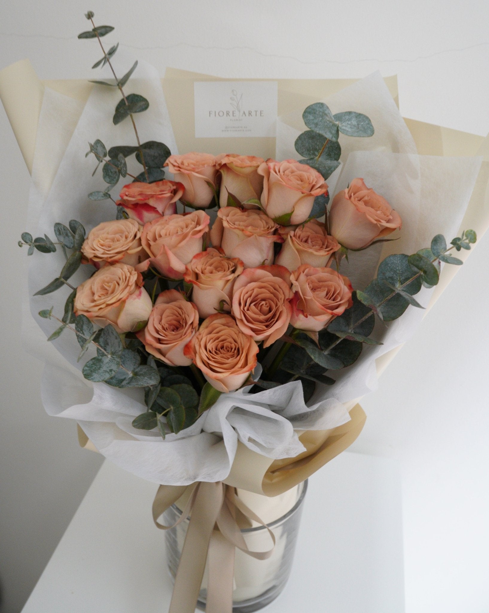 A Bouquet of Cappuccino - Fiore Arte