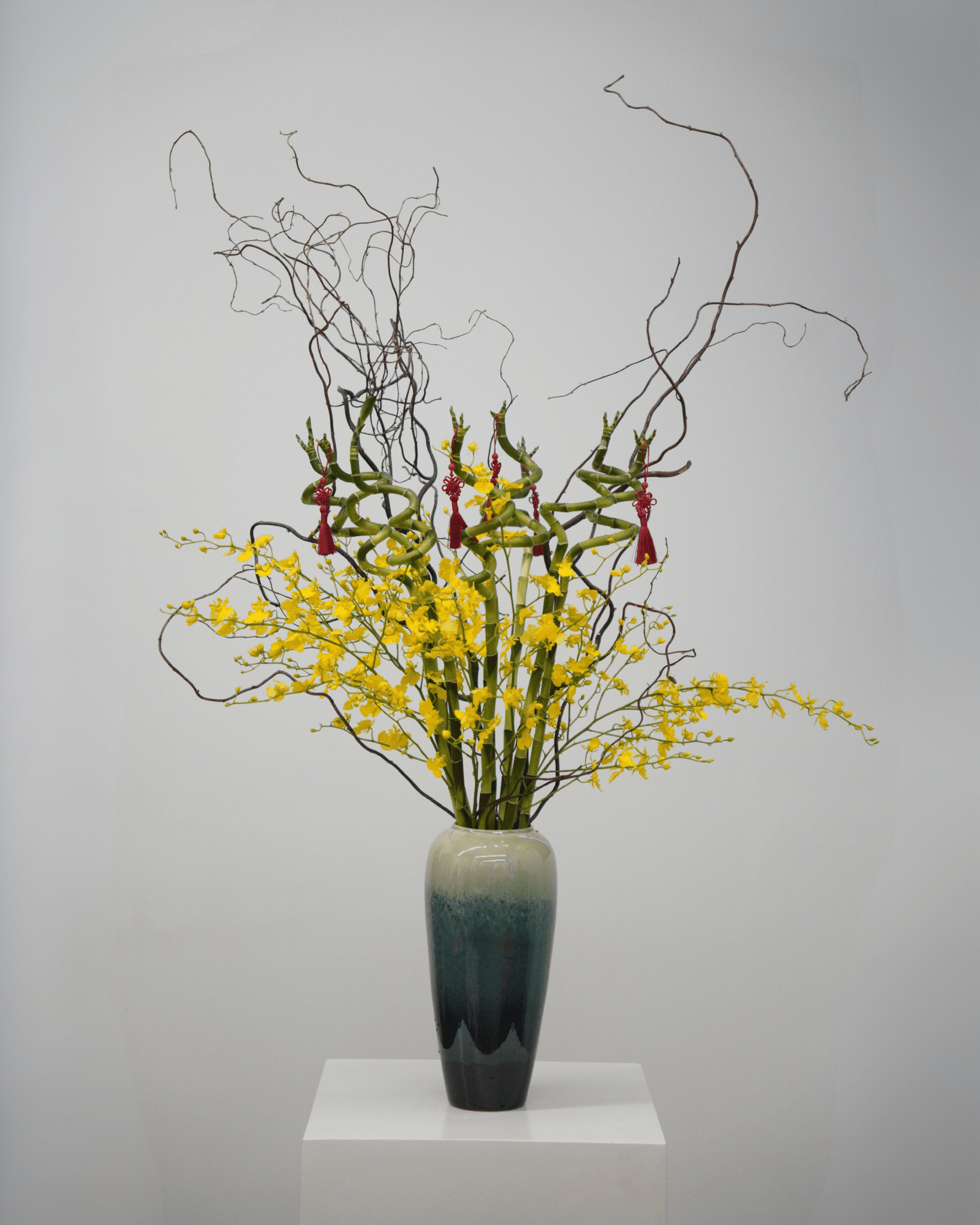 Auspicious Golden Bamboo - Fiore Arte