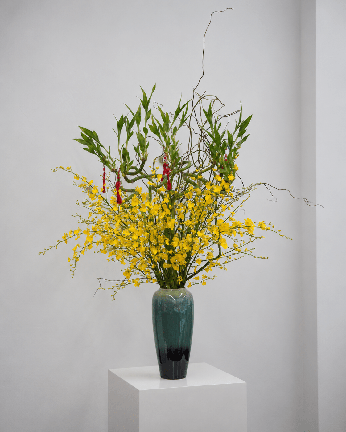 Auspicious Golden Bamboo - Fiore Arte