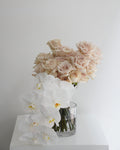Blush Roses with Orchids Bridal Bouquet - Fiore Arte