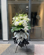 Condolence Flower Stand - Purity - Fiore Arte