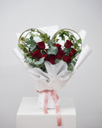 Heart of Roses Bouquet - Fiore Arte