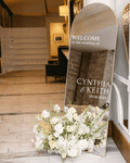 Mirror Welcome Signage - Fiore Arte