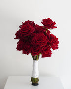 Red Roses Bridal Bouquet - Fiore Arte