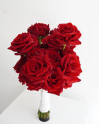 Red Roses Bridal Bouquet - Fiore Arte