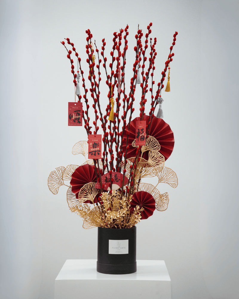 Red Willow Fortune - Fiore Arte