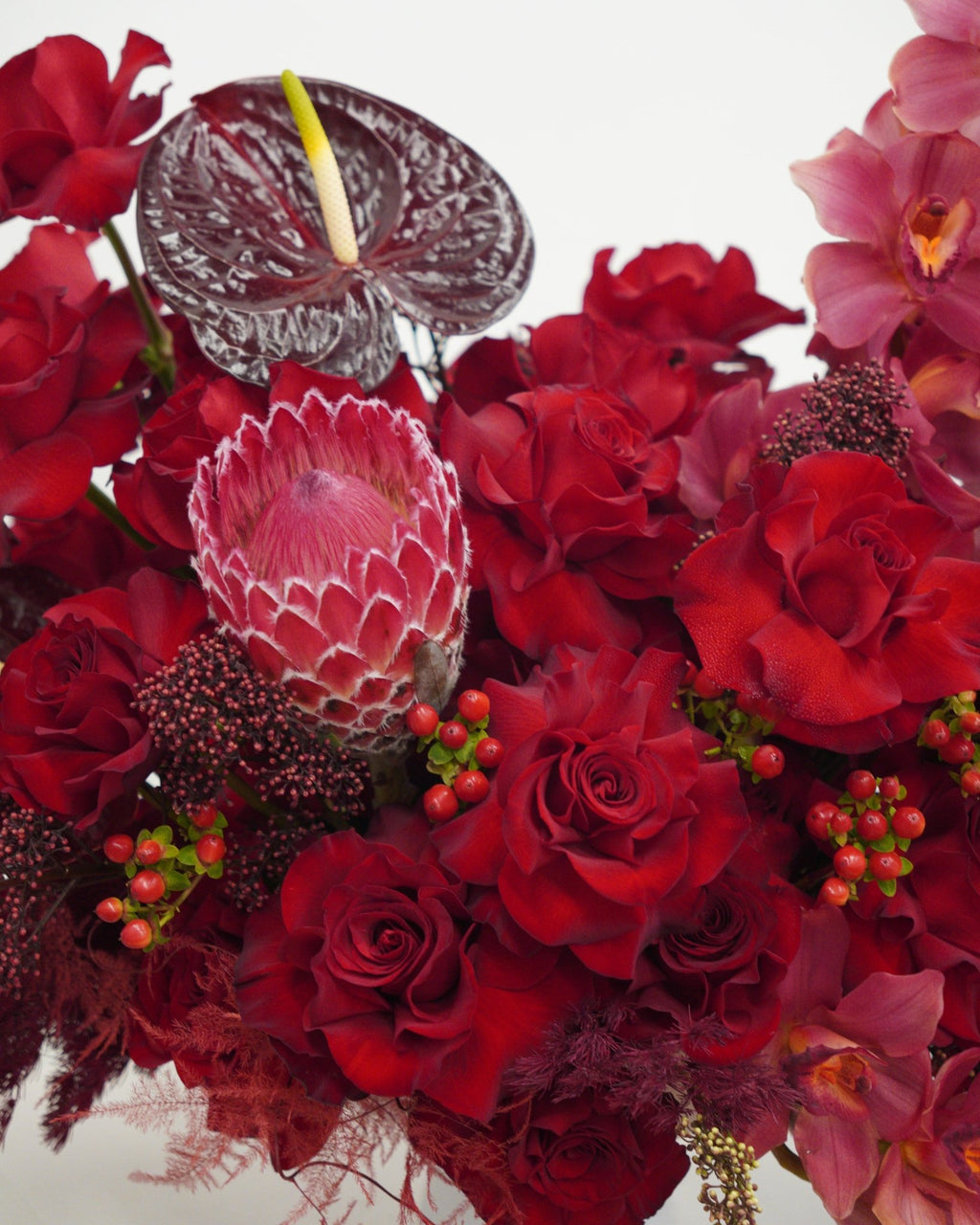 Rouge in Vase - Fiore Arte
