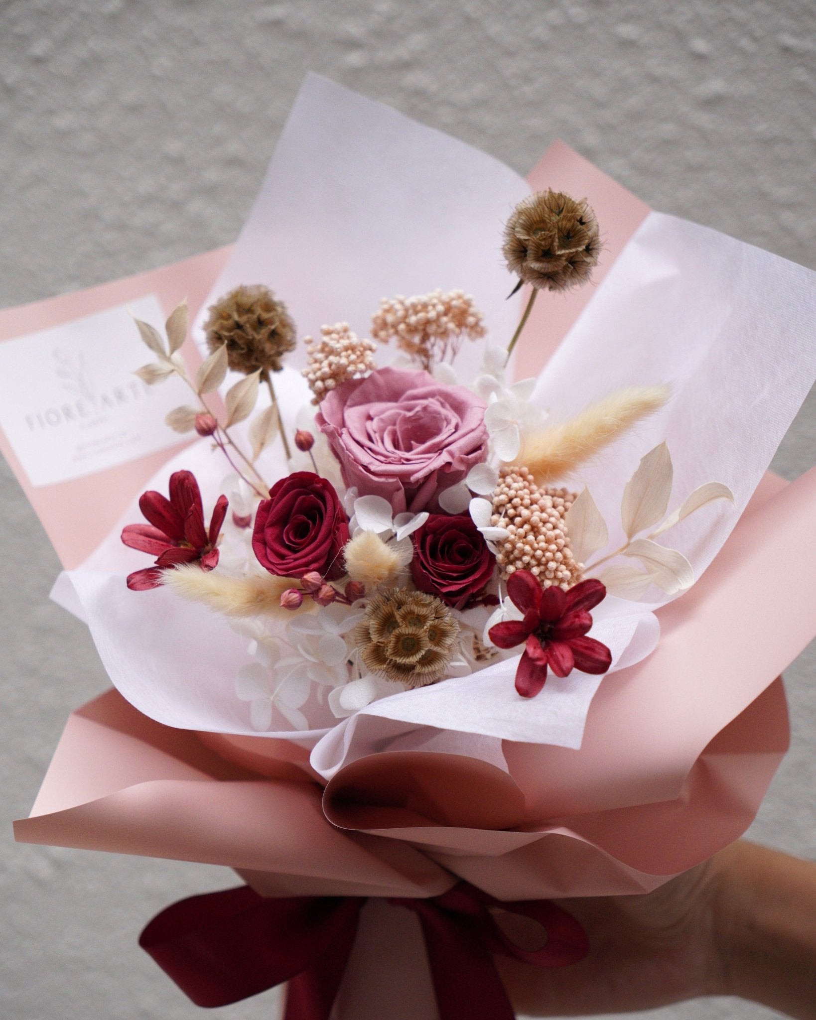 Scarlet Bouquet - Fiore Arte