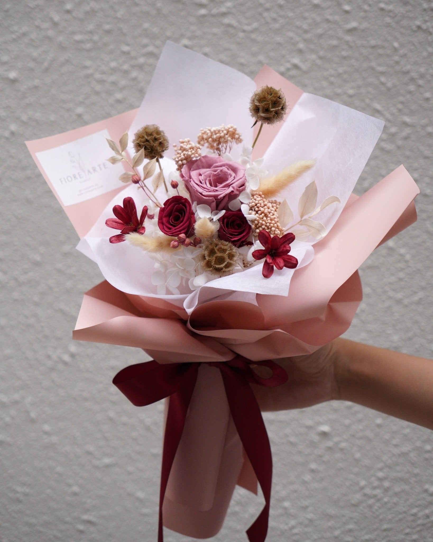 Scarlet Bouquet - Fiore Arte