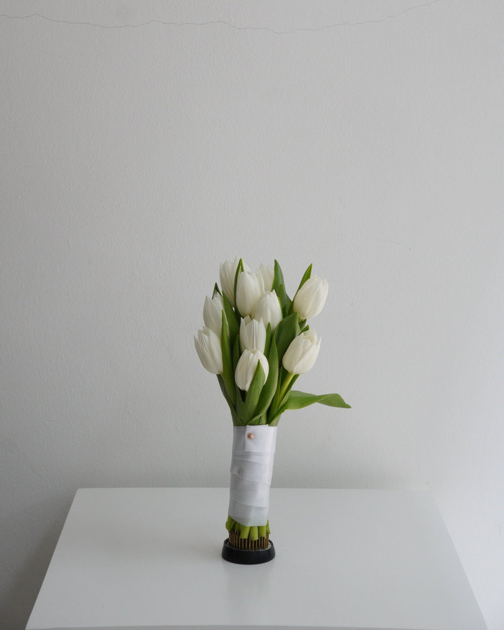 White Tulip Bridal Posie - Fiore Arte