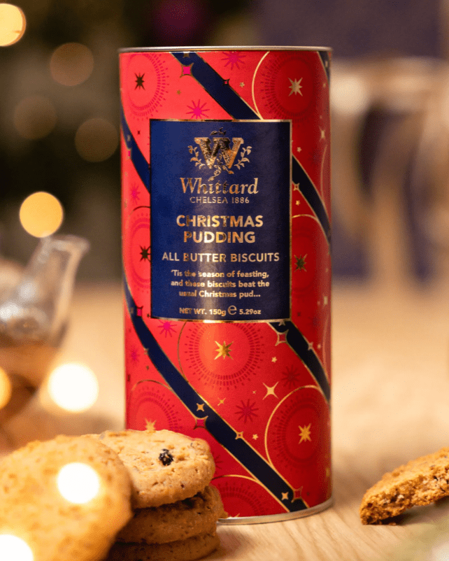 Whittard All Butter Christmas Pudding Biscuits - Fiore Arte